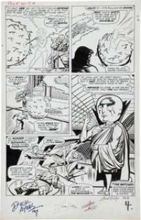 Jack Kirby and Dick Ayers Fantastic Four #20 Watcher Page 4 Original Art (Marvel, 1963). I apologize for my - | Heritage