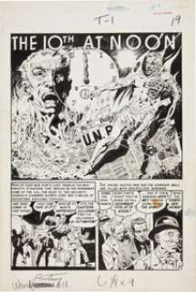 Wally Wood Weird Fantasy #11 Complete 6-Page Story "The 10th at Noon" Original Art (EC, 1952). Attention - | Heritage