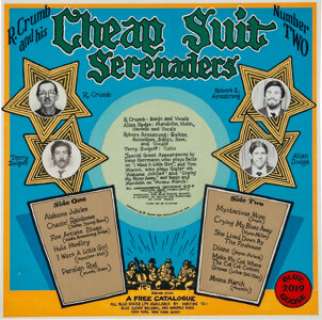Robert Crumb R. Crumb’s Cheap Suit Serenaders Number 2 Album Back Cover Original Art (Blue Goose, 1976). Here’s - | Heritage