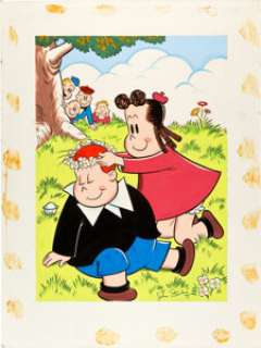 John Stanley The Overstreet Comic Book Price Guide #35 "Little Lulu" Cover Original Art -