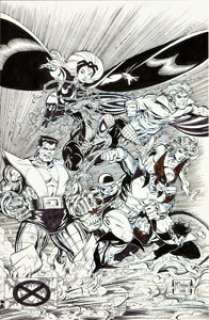 Todd McFarlane Marvel Tales #235 Spider-Man and X-Men Cover Original Art (Marvel, 1989). Here is a landmark - | Heritage