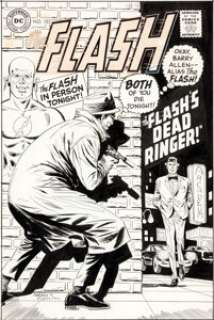 Ross Andru and Mike Esposito Flash #183 Cover Original Art (DC, 1968). How could this overconfident hitman -