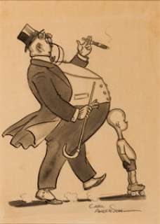 Carl Anderson Henry Panel Illustration Original Art dated 3-25-33 (Saturday Evening Post, 1933). Carl Anderson‘s -