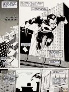 Mike Zeck and John Beatty The Punisher #4 Splash Page 1 Original Art (Marvel, 1986). The large panel is possibly the - | Heritage