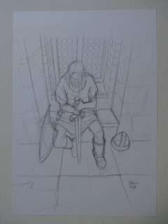 Kolk, Hanco | Hanco Kolk - Originele tekening - De Rode Ridder - ontwerpschets - Formaat: 21 x 29,7 cm. - (2015) | Catawiki