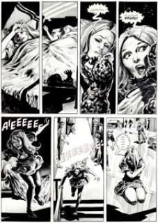 José Ortiz Warren Complete Unpublished 9-Page Story Original Art (Warren, 1970s). This abortion horror tale is -