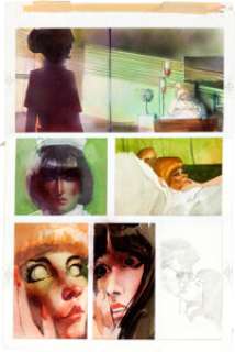 Bill Sienkiewicz Electra: Assassin #4 Page 7 Original Art (Marvel, 1986). Beautiful painted work from Sienkiewicz - | Heritage