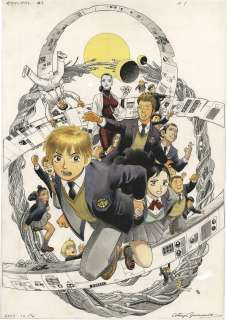 Takashi Yamamoto Hand-Drawn Color Manuscript "Shunpei 1/50" | Mandarake (Big Web)