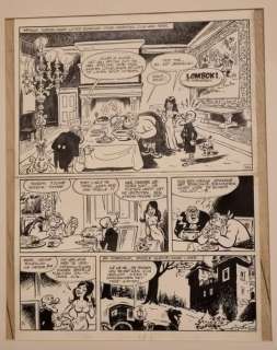 Berck (Arthur Berckmans) | Berck - Lombok - Originele pagina (p. 10) in 2 dubbele stroken - Lombok en de vampiers / Lombock et les vampires - (1969) | Catawiki