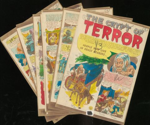 Davis-People Who Live In Brass Hearses...Vault 27, 7pg Silver Print Story (1952)