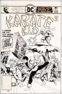 Mike Grell Karate Kid #2 Cover Original Art (DC, 1976). A Legion of Super-Heroes member deserves an artist - | Heritage