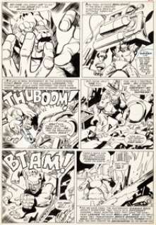 Gil Kane Tales To Astonish #90 Story Page 6 The Abomination Original Art (Marvel, 1967). From the origin -