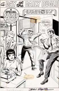 Larry Lieber and Mike Esposito Amazing Spider-Man Annual #5 Pin-Up Page Original Art (Marvel, 1968). John - | Heritage