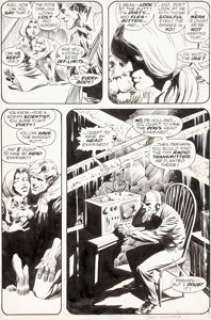 Bernie Wrightson Swamp Thing #1 Story Page 9 Original Art (DC, 1972). From the origin story for the -