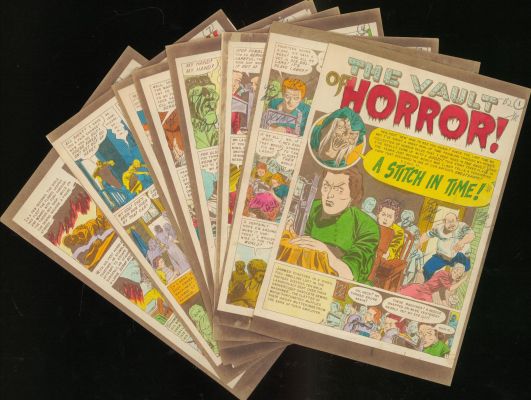 Craig-A Stitch In Time- The Vault of Horror #23, Complete 8pg Silver Print Story (1952) | Russ Cochran