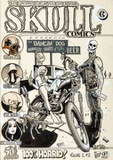 Gilbert Shelton Skull Comics #2 Cover Original Art (Last Gasp, 1970). It‘s no secret that many of the best -