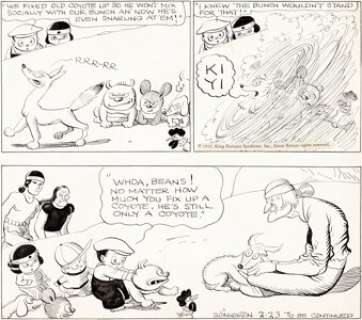 James Swinnerton Little Jimmy Daily Comic Strip Original Art dated 2-23-35 (International Feature Service, -