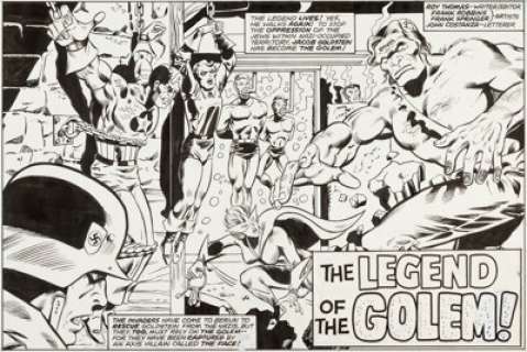 Dave Wenzel Super Spider-Man #226 Story Splash Page 1 Original Art (Marvel UK, 1977). When this British mag -