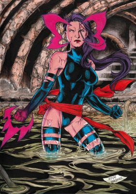 Edde Wagner - PSYLOCKE ART