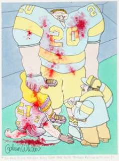 Gahan Wilson Playboy November 1998 Illustration Original Art (Playboy, 1998). When it comes to dark comedy -