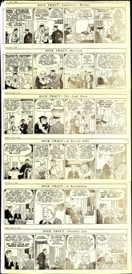 Gould- Dick Tracy Daily Proof Sheet (1934) | Russ Cochran