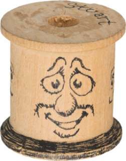 Robert Crumb Stuart Decorated Spool Original Art (2012). A favorite hobby of Underground Comix pioneer -