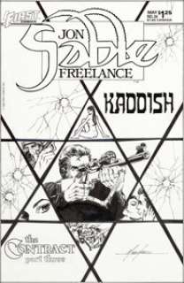 Mike Grell Jon Sable Freelance #24 Cover and Complete 22-Page Story Original Art (First, 1983). Shot -