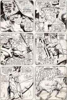 Barry Smith and Tom Sutton Avengers #99 Page 4 Original Art (Marvel, 1972). In a flashback to the -