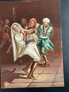 Salgari, Raschitelli | Sandokan - Salgari, Raschitelli - Illustrazione Originale "Le Ultime Avventure di Sandokan" - Firmata - Page volante - Exemplaire unique | Catawiki