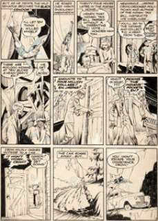 Lou Fine (as Louis K. Fine) Crack Comics  #17 Story Page 3 Black Condor Original Art (Quality Comics,  1941)....