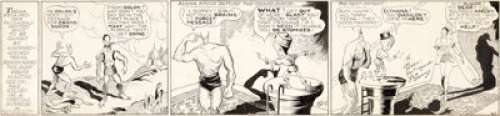 Dick Calkins Buck Rogers #863 Daily Comic Strip Original Art (John F. Dille Co., 1936). Tiny-headed Teena has - | Heritage