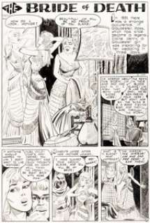 Jack Katz Adventures Into Darkness #11 Complete 3 Page Story Original Art (Standard, 1953).... (Total: 3 Original Art)