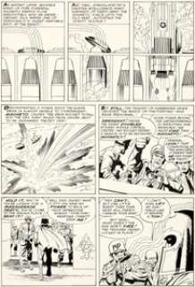 Jack Kirby and Paul Reinman X-Men #1 Story Page 14 Magneto Original Art (Marvel, 1963)....