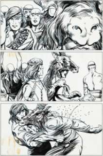 Barry Windsor-Smith and Kathryn Bolinger Eternal Warrior #6 Story Page 4 Original Art (Valiant, 1993)....