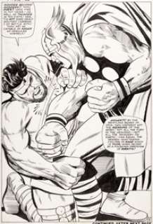 Jack Kirby and Vince Colletta Thor #126 Splash Page 9 Hercules Original Art (Marvel, 1966)....