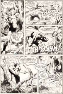 Nestor Redondo Swamp Thing #11 Page 3 Original Art (DC, 1974)....