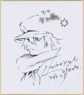 Asada Hiroyuki Hand-Drawn Shikishi "Tegami Bachi" | Mandarake (Big Web)