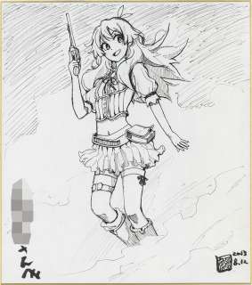 Kabayaki eel Hand-Drawn Shikishi "Alice Reloaded" | Mandarake (Big Web)