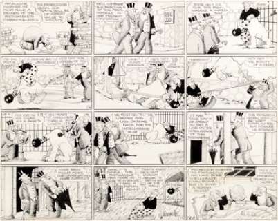 Rube Goldberg Boob McNutt Sunday Comic Strip Original Art dated 12-11-32 (Star Company, 1932).... | Heritage