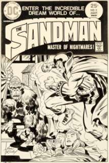 Jack Kirby and Mike Royer Sandman #3 Cover Original Art (DC, 1975).... | Heritage