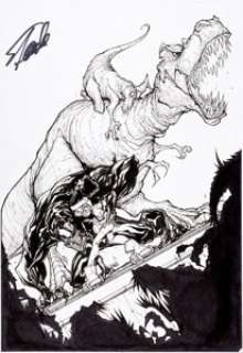  - Francisco Herrera and Fernanda Rizo Venom #153 Cover Original Art (Marvel, 2017)....