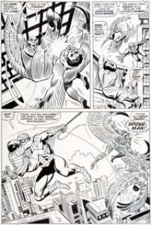 John Romita Sr., Don Heck, and Mike Esposito (as Mickey Demeo) Amazing Spider-Man #63 Page 19 Original Art (Marvel... | Heritage