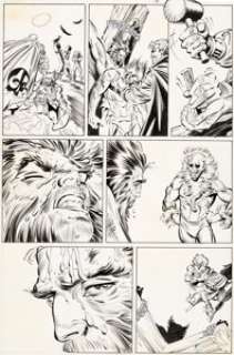 Marc Silvestri and Dan Green The Uncanny X-Men # 251 Story Page 15 Original Art (Marvel, 1989).... | Heritage