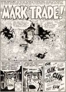 Jack Davis MAD #12 Complete 7-Page Story "Mark Trade!" Original Art (Marvel, 1954).... (Total: 7 Original Art) | Heritage