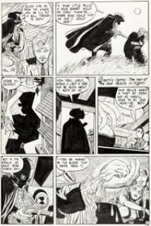 Alex Toth and Mike Peppe The Unseen #5 Story Page 2 Original Art (Standard, 1952). A suspenseful page from -