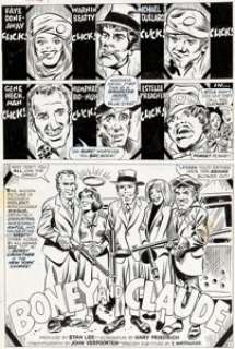 John Verpoorten Not Brand Echh #9 Complete 10-Page Story "Boney and Claude" Original Art (Marvel, 1968).... (Total: 10 Original Art)