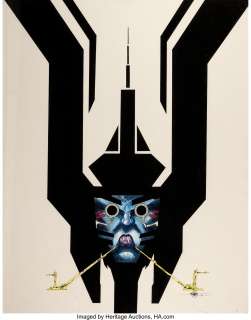 Philippe Druillet Salammbô Carthage #2 Planche 1 (Dargaud, 1982)....