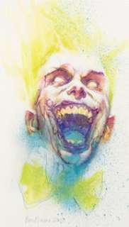Ben Oliver Insane Joker Illustration Originale (2015)....