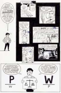 Scott McCloud Understanding Comics Page 63 Original Art (Tundra, 1993).  From Scott McCloud‘s -
