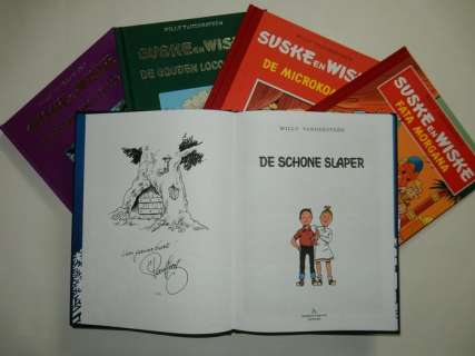 Willy Vandersteen / Paul Geerts + Studio | Suske en Wiske - Lot 1 van 5 luxe albums - Met 5 opdrachttekeningen Paul Geerts - Cartonné - EO - (2000/2012) | Catawiki